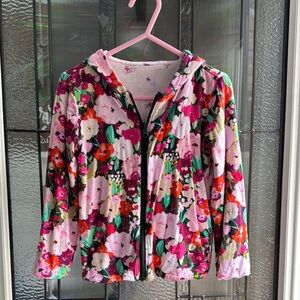 Posh Peanut Pink and Green Raincoat Floral Design